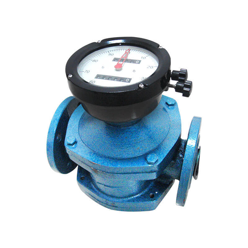 4-20mA 300-3000L/H Diesel Heavy Fuel Oil Oval Gear Flowmeter HFO Flow Meter