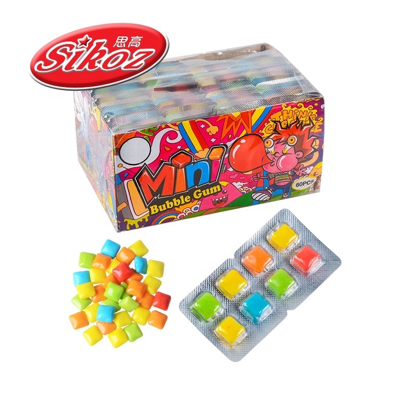 High quality fruity flavor mini chewing gum