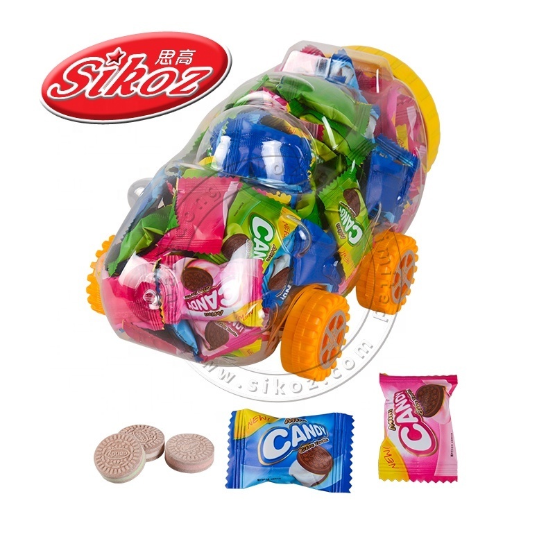 Car packing choco milk tablet candy