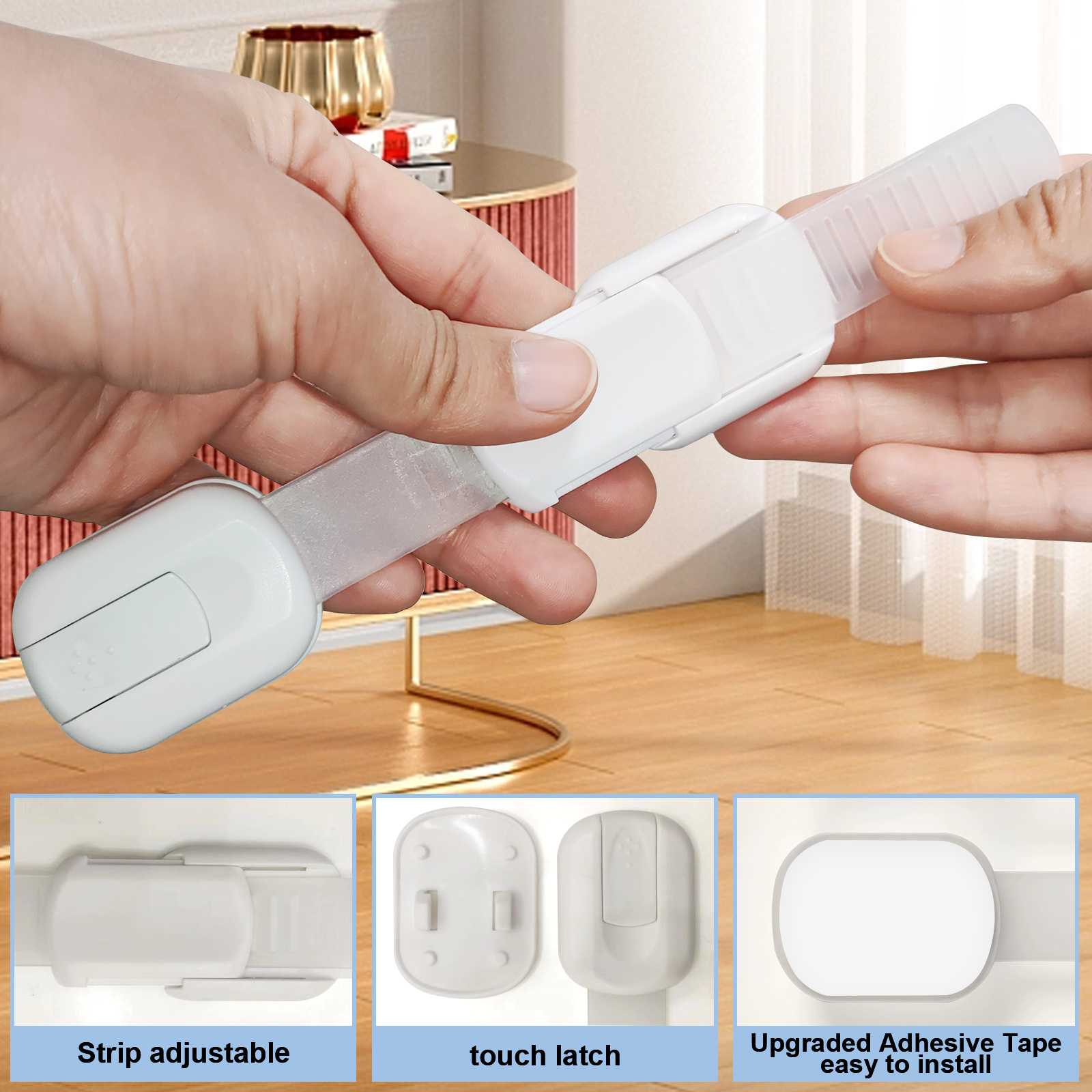 Multifunctional baby child safety latches cabinet cupboard furniture safe drawer locks