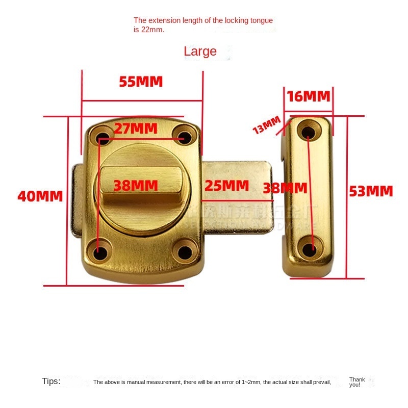 door latch furniture door accessories simple rotary zinc alloy bathroom door latch