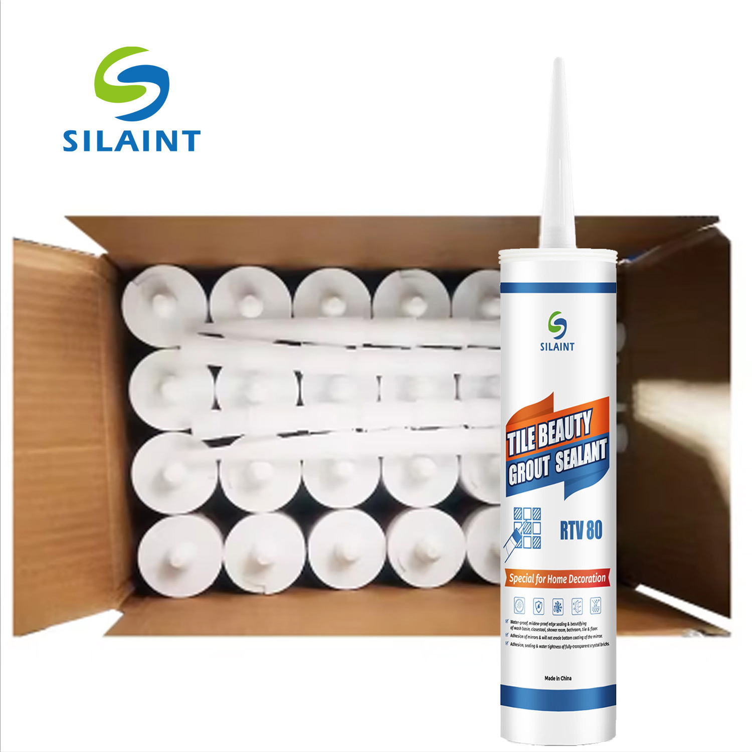 Low Price Rubber 300Ml Rtv Acidic Silicon Ms Polymer General Silicone Sealant for RV roof sealing