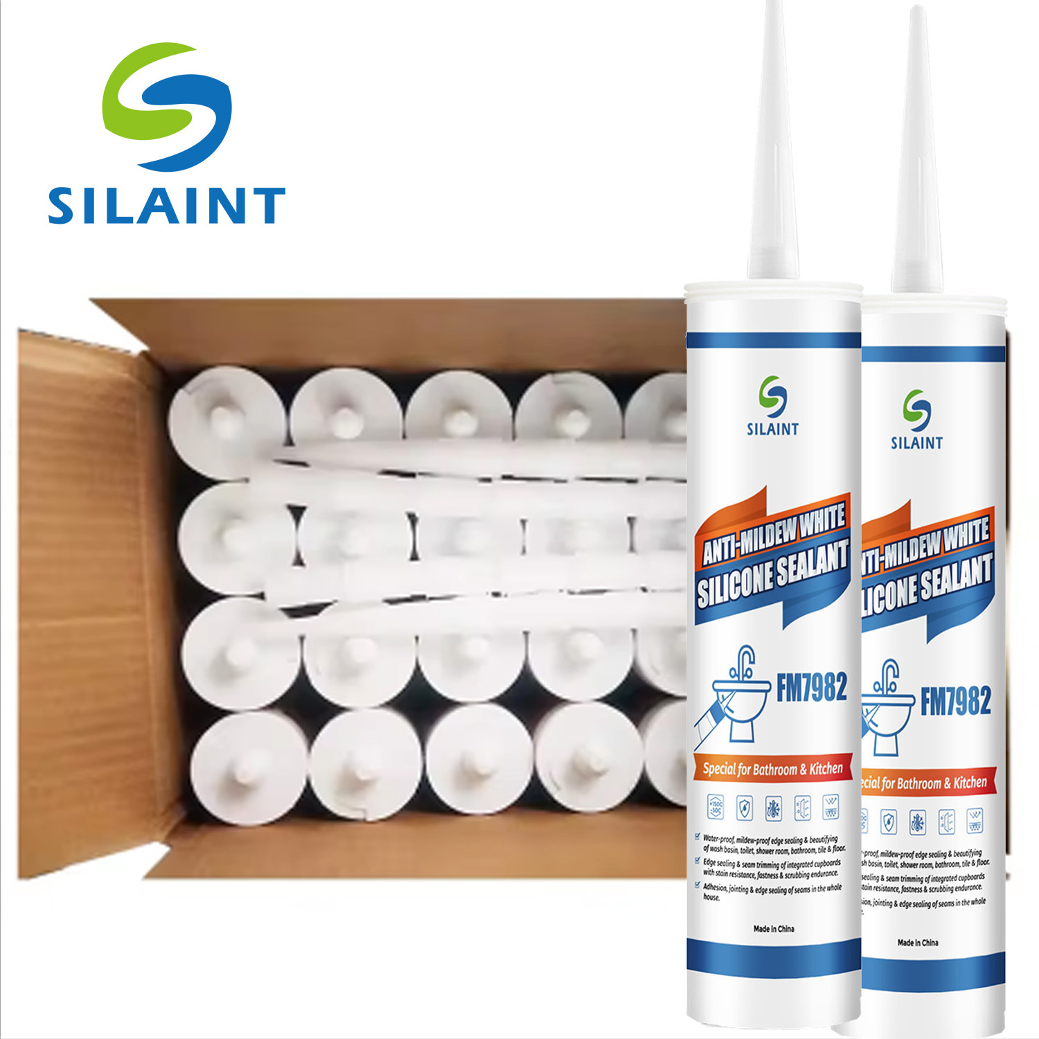 OEM High Quality Fast Curing Silicone Sealant Weatherproof Acetic Cure with Acid for Construction Packing Woodworking