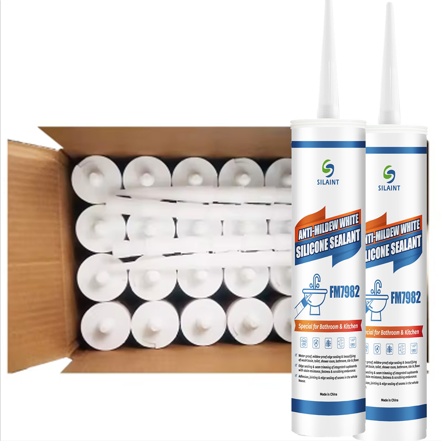 OEM High Quality Fast Curing Silicone Sealant Weatherproof Acetic Cure with Acid for Construction Packing Woodworking