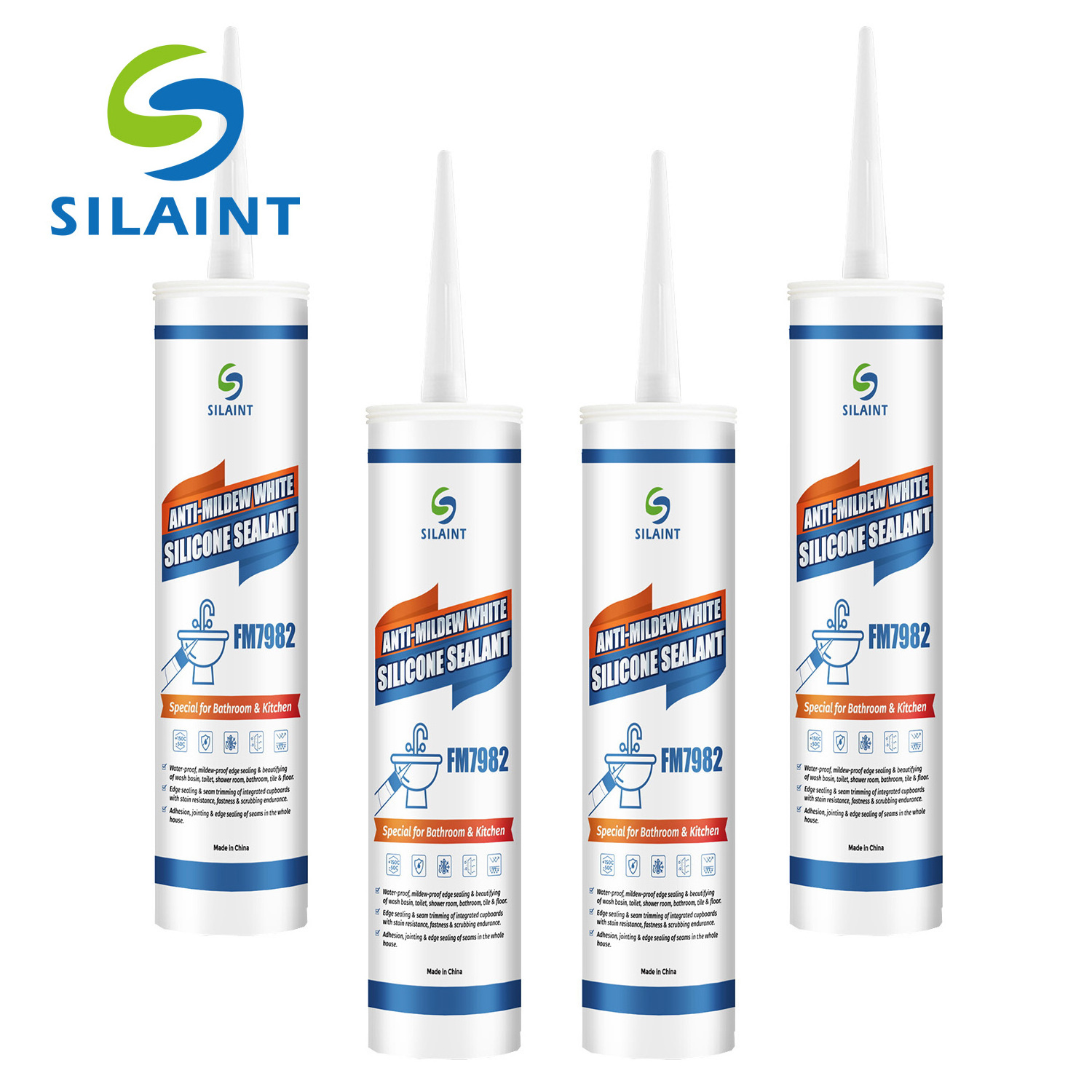 OEM High Quality Fast Curing Silicone Sealant Weatherproof Acetic Cure with Acid for Construction Packing Woodworking