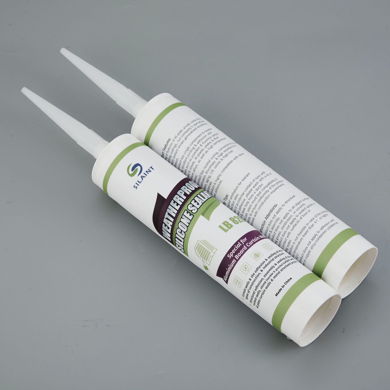 Silicone Sealant Free Sample High Temperature Black Glass Gutter RTV Neutral Silicone Sealant for Stainless Steel