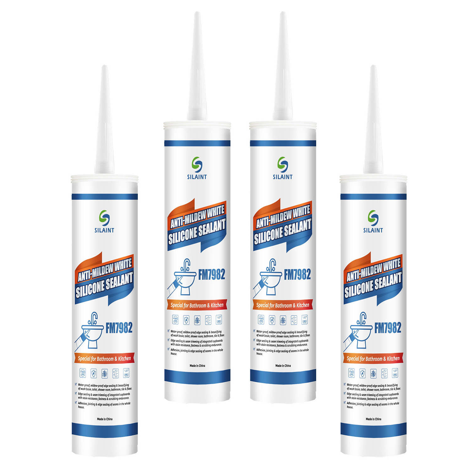 OEM High Quality Fast Curing Silicone Sealant Weatherproof Acetic Cure with Acid for Construction Packing Woodworking