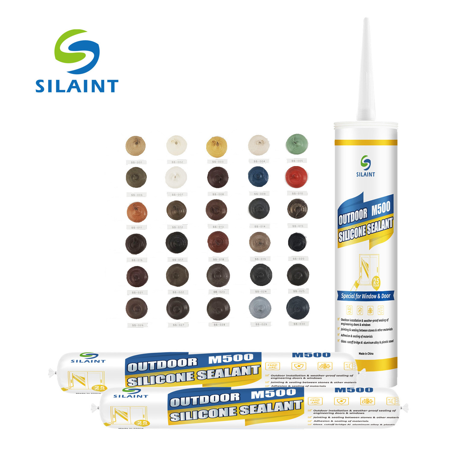 300ml transparent acid extreme weather resistant glue silicone sealant for metal fiber ceramic concrete