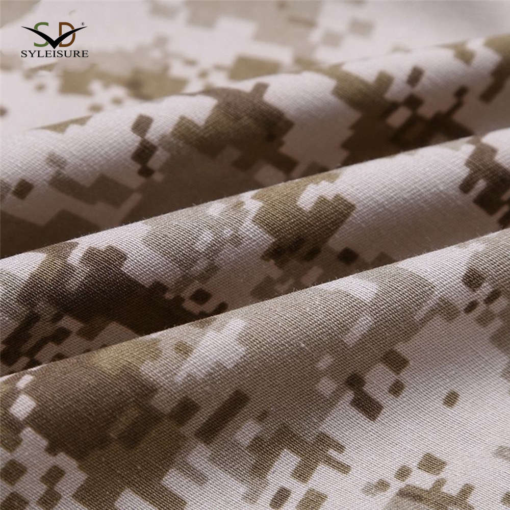 Pixelated polyester cotton ripstop camouflage tactical uniform men