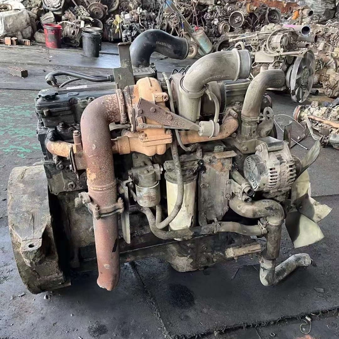 Used engine assembly for CUMMINS 6L  diesel engine dump truck