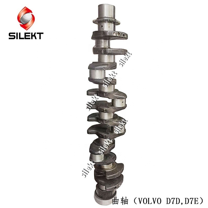 Crankshaft VOE20790461 for Volvo D7D D7E engine parts truck engines forged steel OEM Diesel Voe20412323