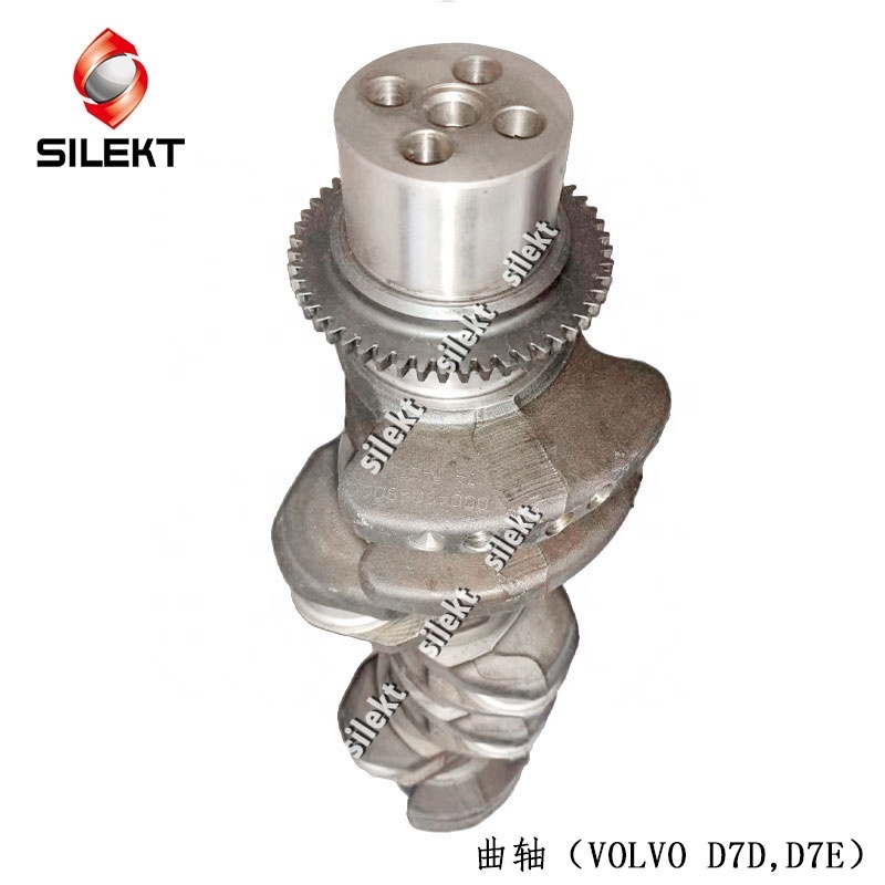 Crankshaft VOE20790461 for Volvo D7D D7E engine parts truck engines forged steel OEM Diesel Voe20412323