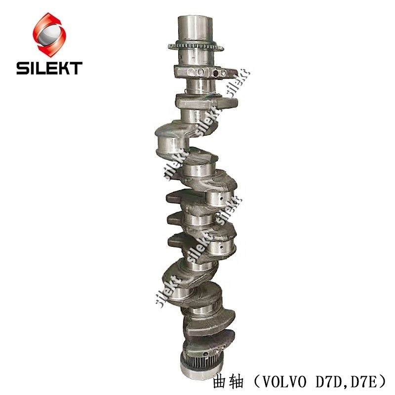 Crankshaft VOE20790461 for Volvo D7D D7E engine parts truck engines forged steel OEM Diesel Voe20412323