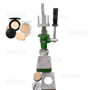 SiLian Factory hot sale Professional mini Manual lab powder pressing machine for cosmetic powder blusher eyeshadow