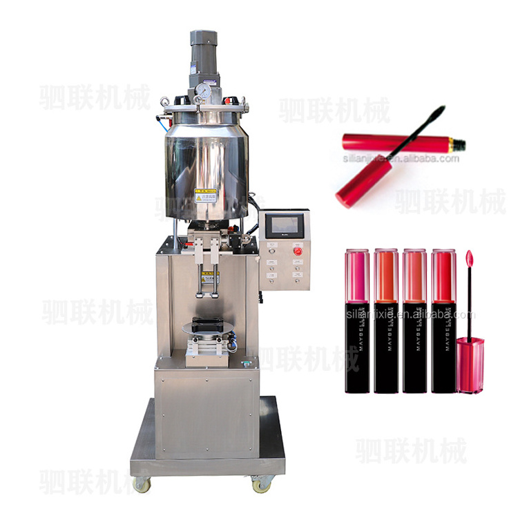 SiLian cosmetic equipment gel viscous cosmetic cream prefilled filler semi automatic plastic manual syringe filling machine