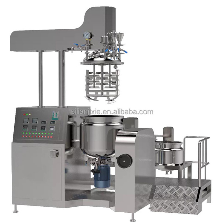 SL-100L Cosmetic Mixer Vacuum Homogenizer Emulsifier Liquid  Mixers Shower lotion Mixer Equipment