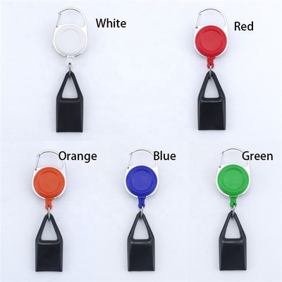 Silicone Lighter Protective Case Retractable Key Chain Ring Cigarette Smoking Accessories Lighter Holder Sleeve Clip