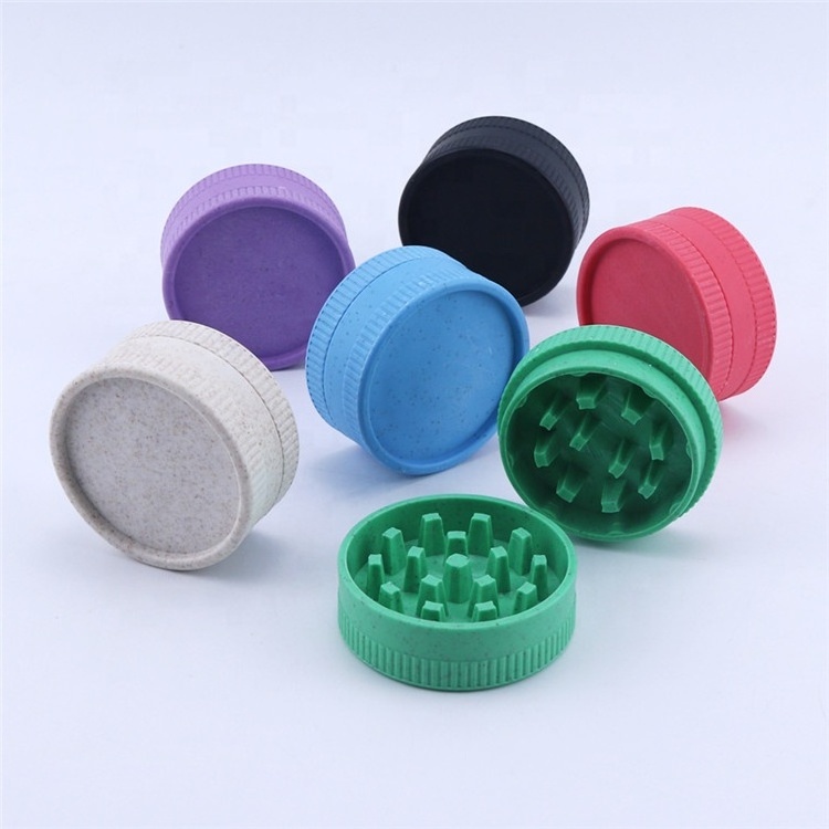 Natural Spice Crusher Biodegradable 2-Layer Herb Grinder Shredder 55mm Advanced Smoking Accessories Compostable Herb Grinder