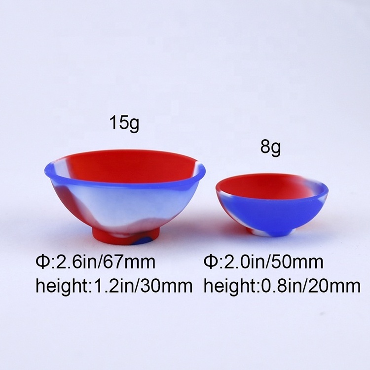 Chinese other lighter smoking accessories silicon tobacco bowl herb collapsible silicone mixing bowl