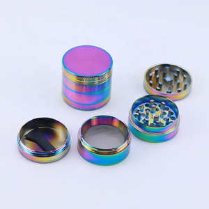 Girl Smoking Accessories Pink Metal Herb Grinder Tobacco Milling Machine Herb Crusher Zinc Spice Grinder with Magnetic Lid