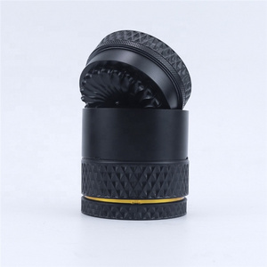 Herb smoking accessories 63mm grinder Smoke shop smoking products grinder logos print aluminum alloy tobacco herb grinder