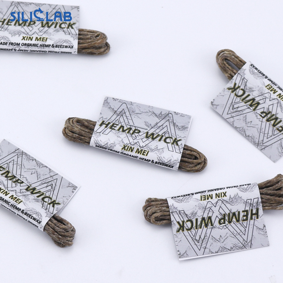 SILICLAB Manufacturer Wholesale Lighter Smoking Accessories Hemp Roll Ignition Hemp Wick Core