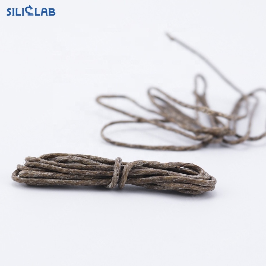 Wholesale Customizable 100% Pure Unbleached Wax Coated Organic Hemp Wick