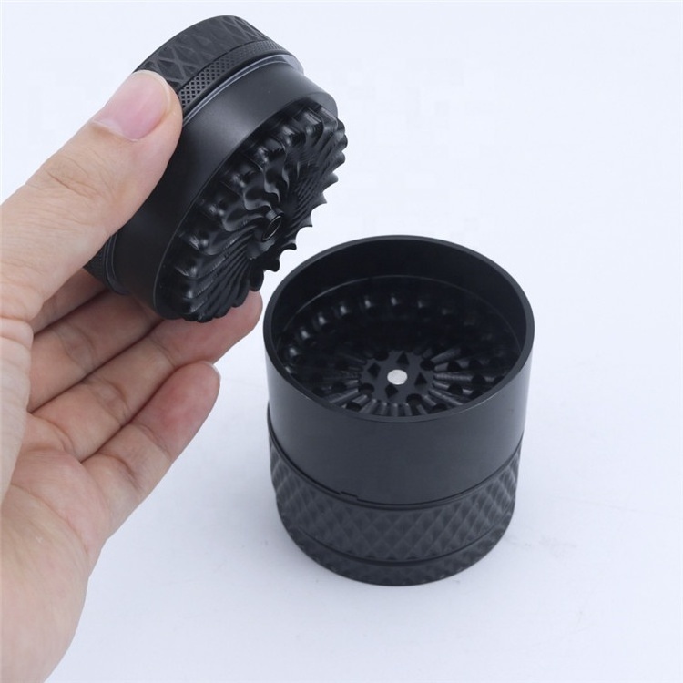 Herb smoking accessories 63mm grinder Smoke shop smoking products grinder logos print aluminum alloy tobacco herb grinder