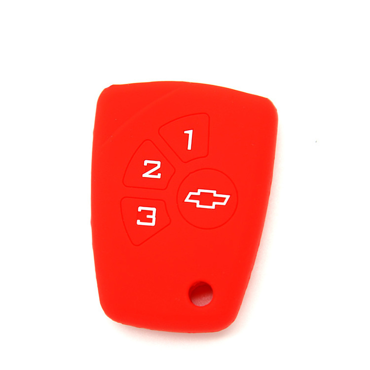 Custom Silicone Key Remote Control Protection Smart 3 Buttons Car Key Cover