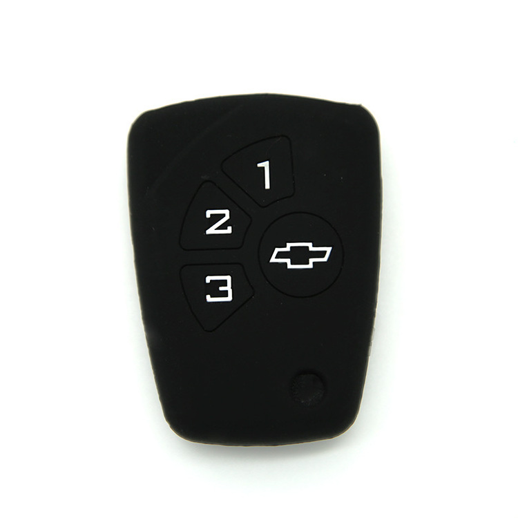 Custom Silicone Key Remote Control Protection Smart 3 Buttons Car Key Cover