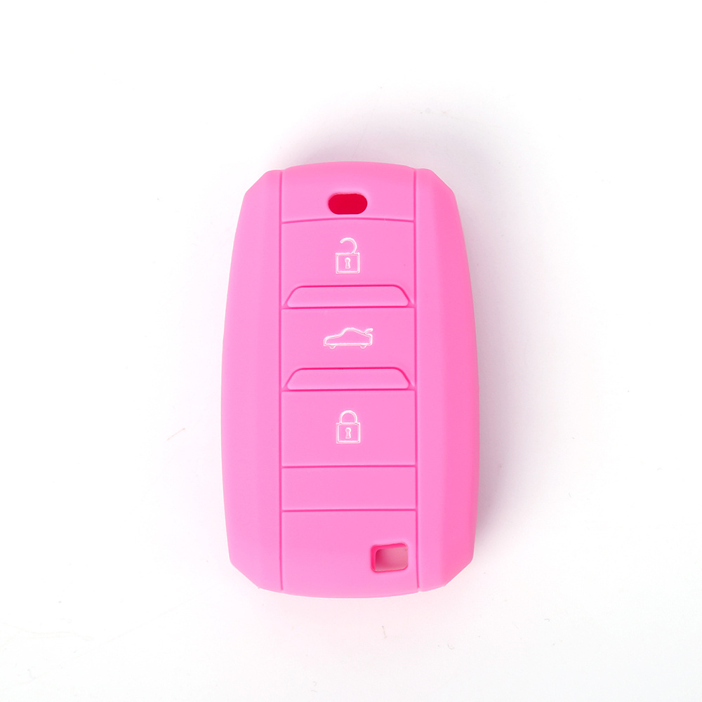 Factory Price Hot Sale Fashionable Durable Silicone Smart 3 Buttons Car Key Cover