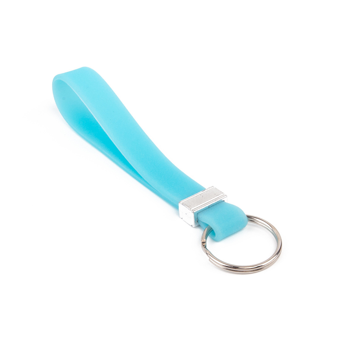 Logo Wholesale Custom Soft Pvc Silicone Rubber Bracelet Metal Car Key Cover With Keychain