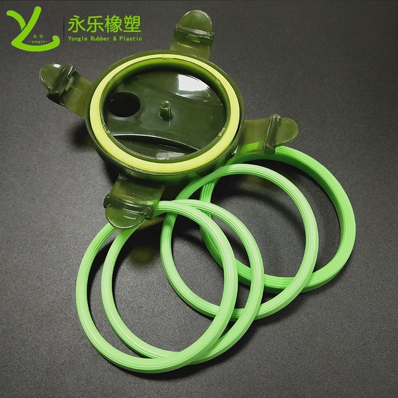 Customized green anti-aging heat resistant food grade silicone gasket water bottle silicone o seal ring