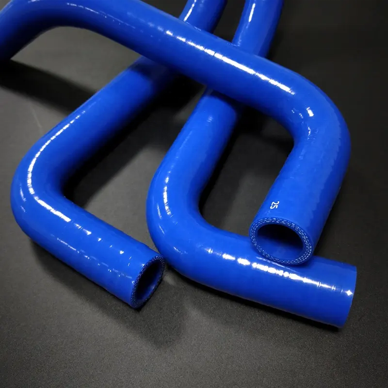 OEM custom blue heat resistant flexible elbow silicone hoses automotive