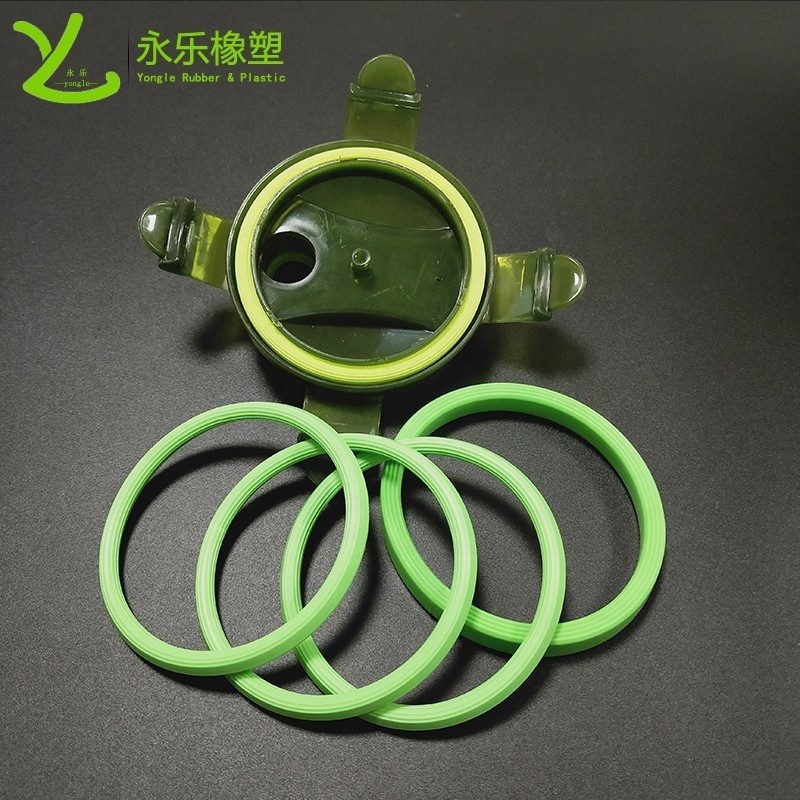 Customized green anti-aging heat resistant food grade silicone gasket water bottle silicone o seal ring