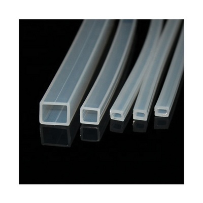 Flexible high temperature resistant silicone hose pipe square silicone tube