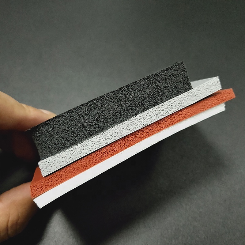 Custom design low density  heat resistance fire retardant 3mm silicone sponge pad silicon rubber foam sheets silicone foam sheet