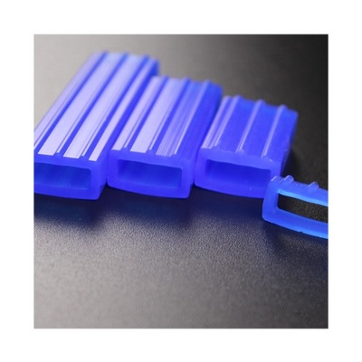 Factory custom flexible high temp silicone rubber hose pipe special blue silicone tube