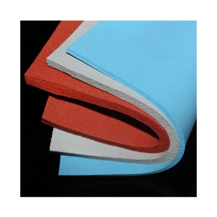 Custom high temperature closed cell foamed silicone sheet cushion flexibility silicone foam sheets for heat presses