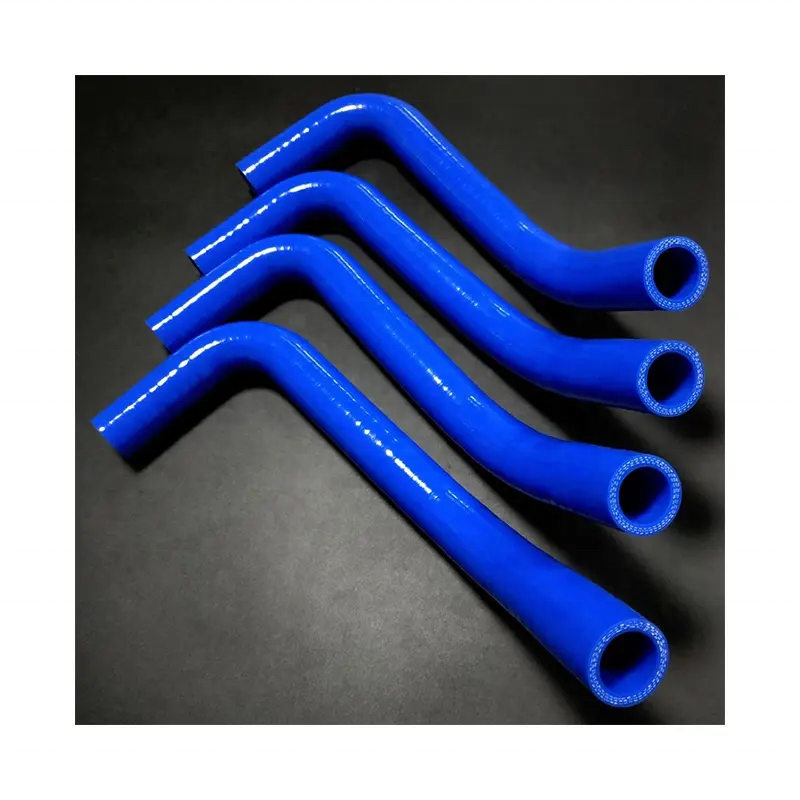 OEM custom blue heat resistant flexible elbow silicone hoses automotive