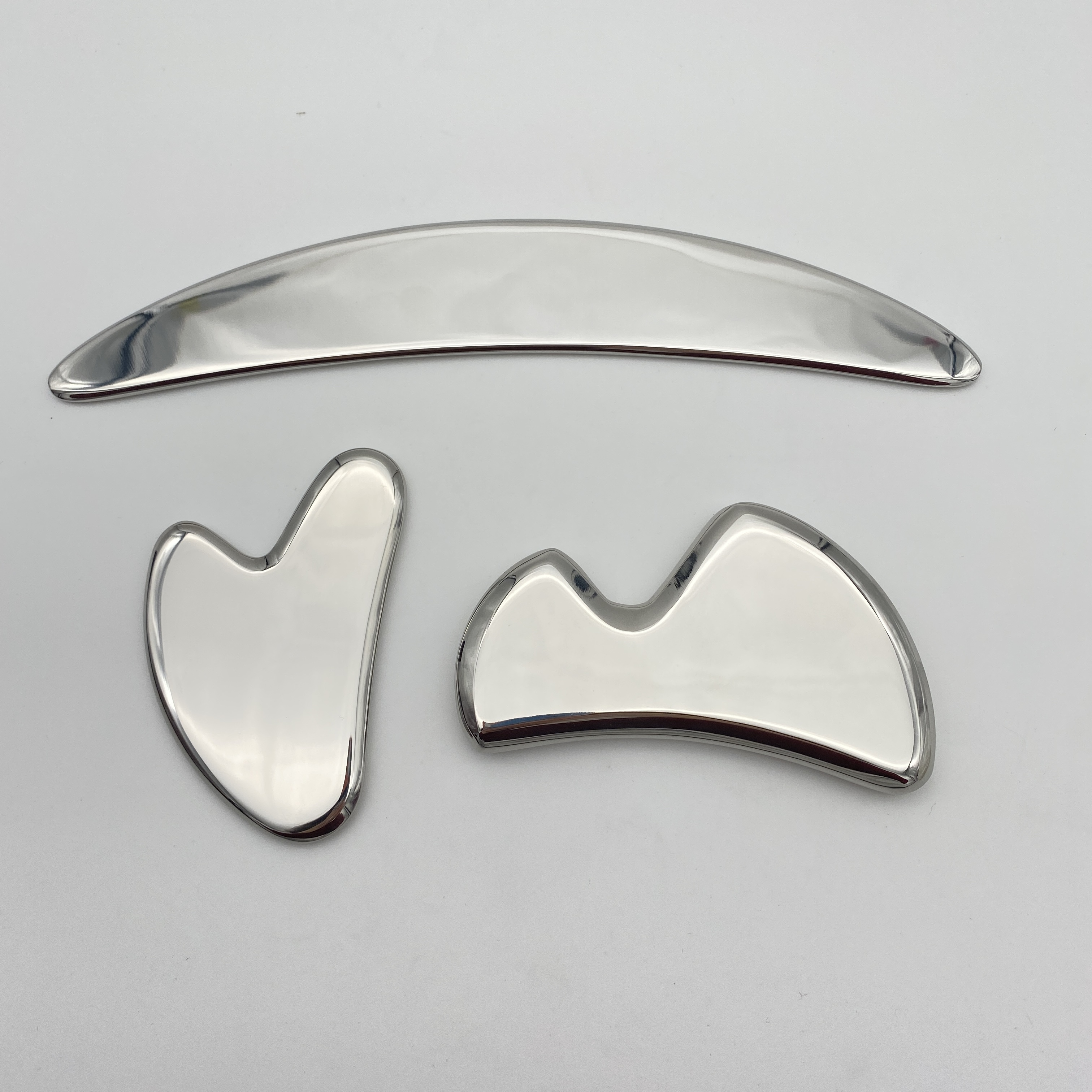 Custom logo food grade Stainless steel Scraping guasha Massage Tool IASTM GUA SHA Facial Massage Tool for Other Massage Products