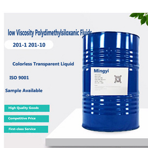 China Mingyi Silicone Manufacturer Coating additive 201-3 201-10 PDMS Low Viscosity polydimethylsiloxanic fluids Silicone Oil