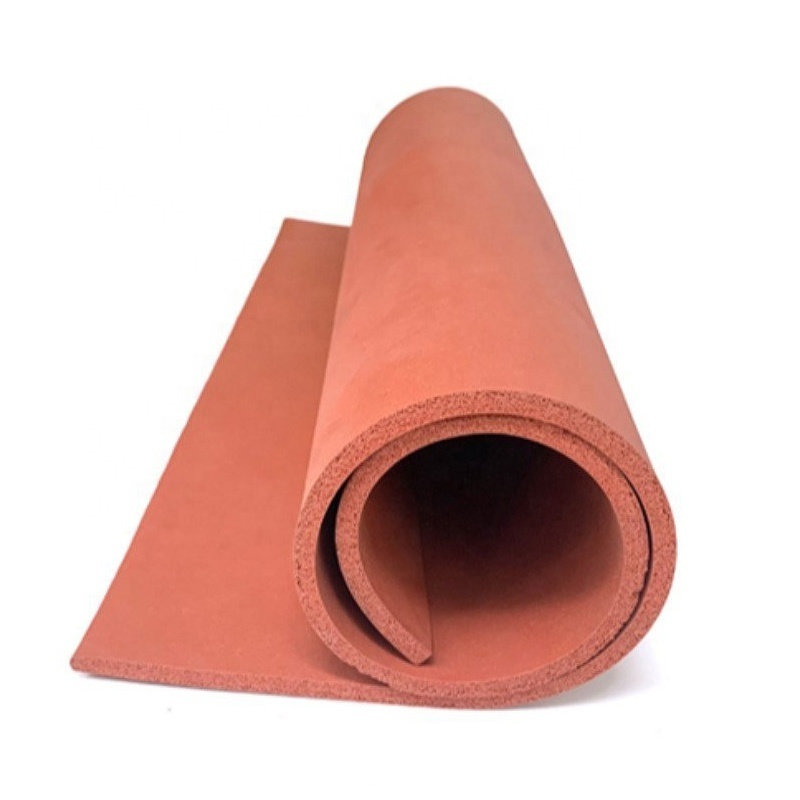 Vulcanized Custom Size and Color High Temperature Flexible Flame Retardant Anti-slip Insulation Silicone Epdm Rubber Foam Sheet