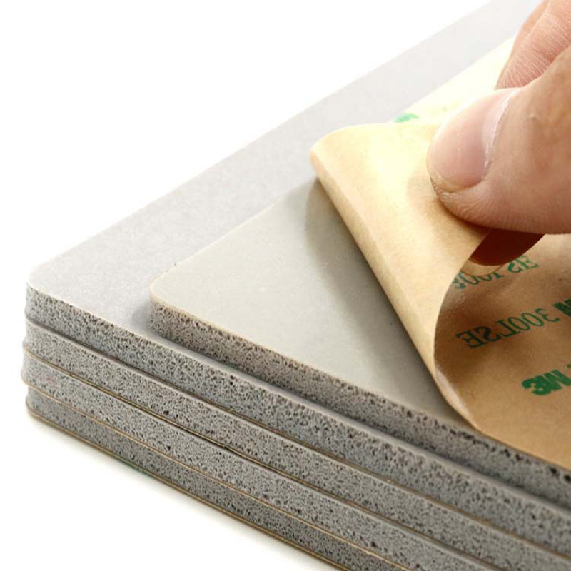 High Elastic Liquid Silicone Rubber Foam Sheet Low Density With Self Backing Adhesive Silicone Sponge Sheet for Battery Foam Pad