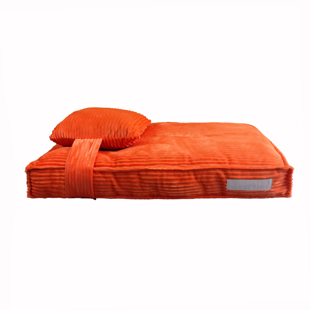 Multi functional Luxury Dog Pet Bed Portable Travel Dog bed with Pillow and Removable Cover Pet Bed Dog Cushion