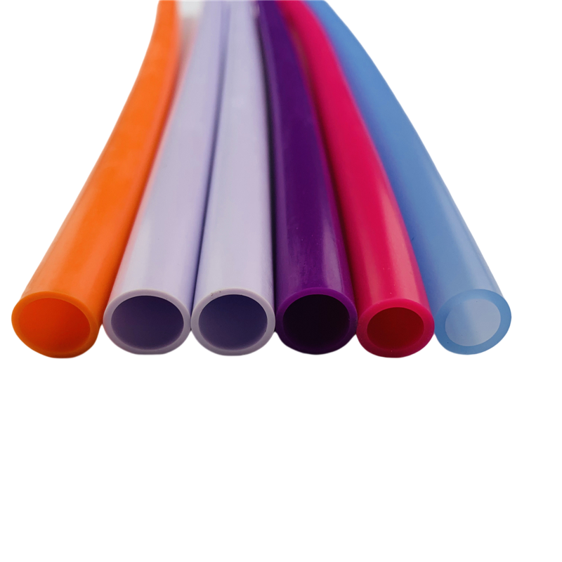 Flexible elastic tubing insulating food grade milk transparent thin wall stretchable color silicone tube