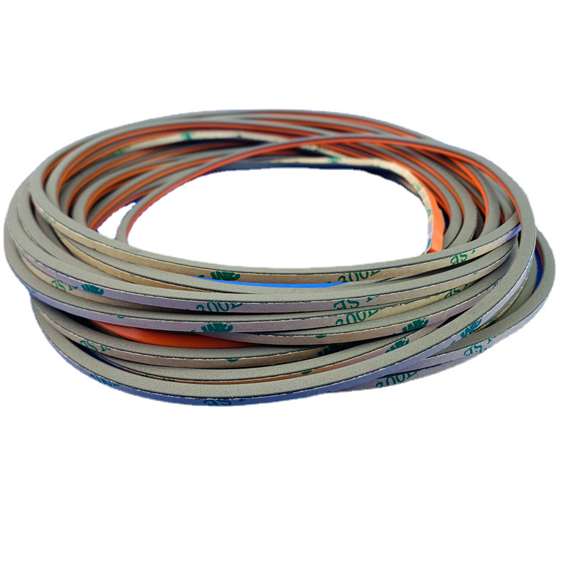 High quality custom silicone conductive strip colorful anti-aging silicone sealing strips