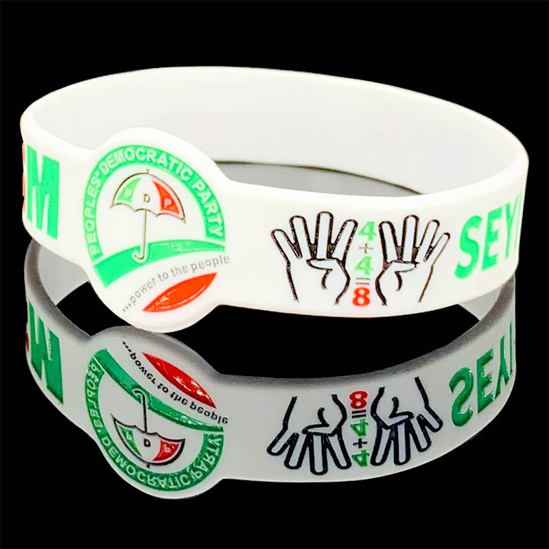 2024 factory pulsera de silicona custom silicone rubber wristband/wholesale silicone bracelet/Baller ID wrist band