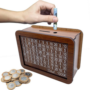 Digital Piggy Bank can be Assembled Into Wooden Piggy Banks With Large Capacity