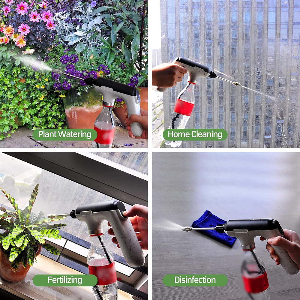 Electric Garden Spray Automatic Plant Mister USB Rechargeable Portable Garden Sprayer for Watering Fertilizing Cleaning